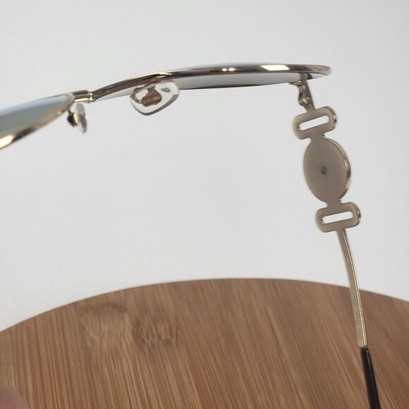 Versace Aviator Sunglasses VE2249 1002/7P Gold Metal Frame Gold Mirror Lens 65mm - Picture 16 of 16